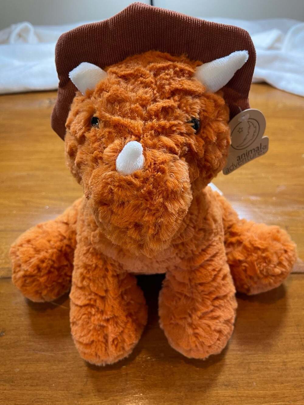 Animal Adventure Triceratops Dinosaur Stuffed Plush Animal